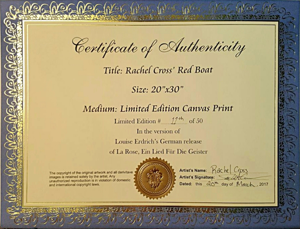 600w 0Certificate of Authenticity   Red Boat