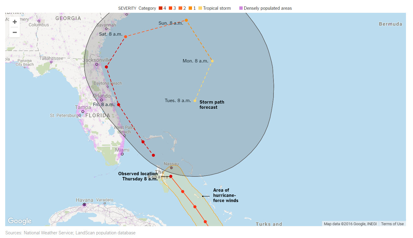 Hurricane Mathew Map from Google   2016 10 06 16 26 04